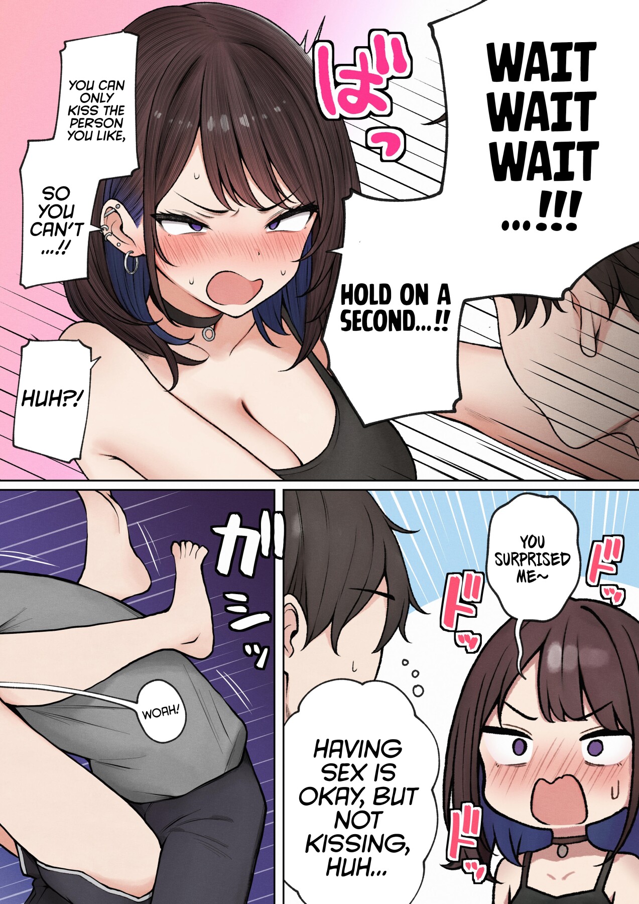Hentai Manga Comic-The story of how my bedroom became my gyaru childhood friend's fuck-room-Read-16